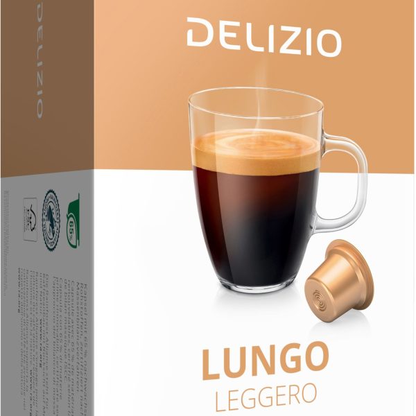 DELIZIO Kaffeekapsel 10170588 Lungo Leggero 48 Kapseln