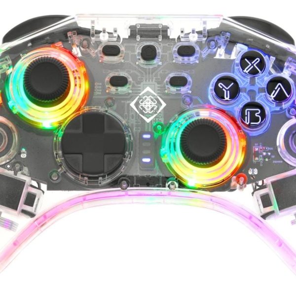 DELTACO Gaming Ctrl.Wireless, RGB 4222135 transparent,NSW