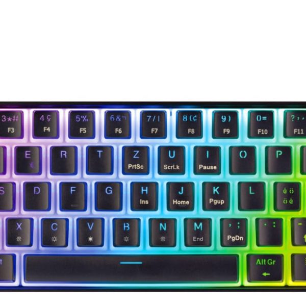 DELTACO TKL Gaming Keyboard v2 RGB GAM-075V2-CH Hot-Swap,CH-Layout,Black