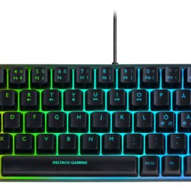 DELTACO TKL Gaming Keyboard membrane GAM-158-CH RGB CH-Layout