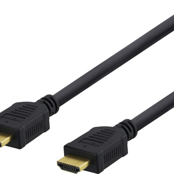 DELTACO HDMI cable Highspeed Premium HDMI-1015D w/Ethernet, 4K UHD,1.5m, Bl.