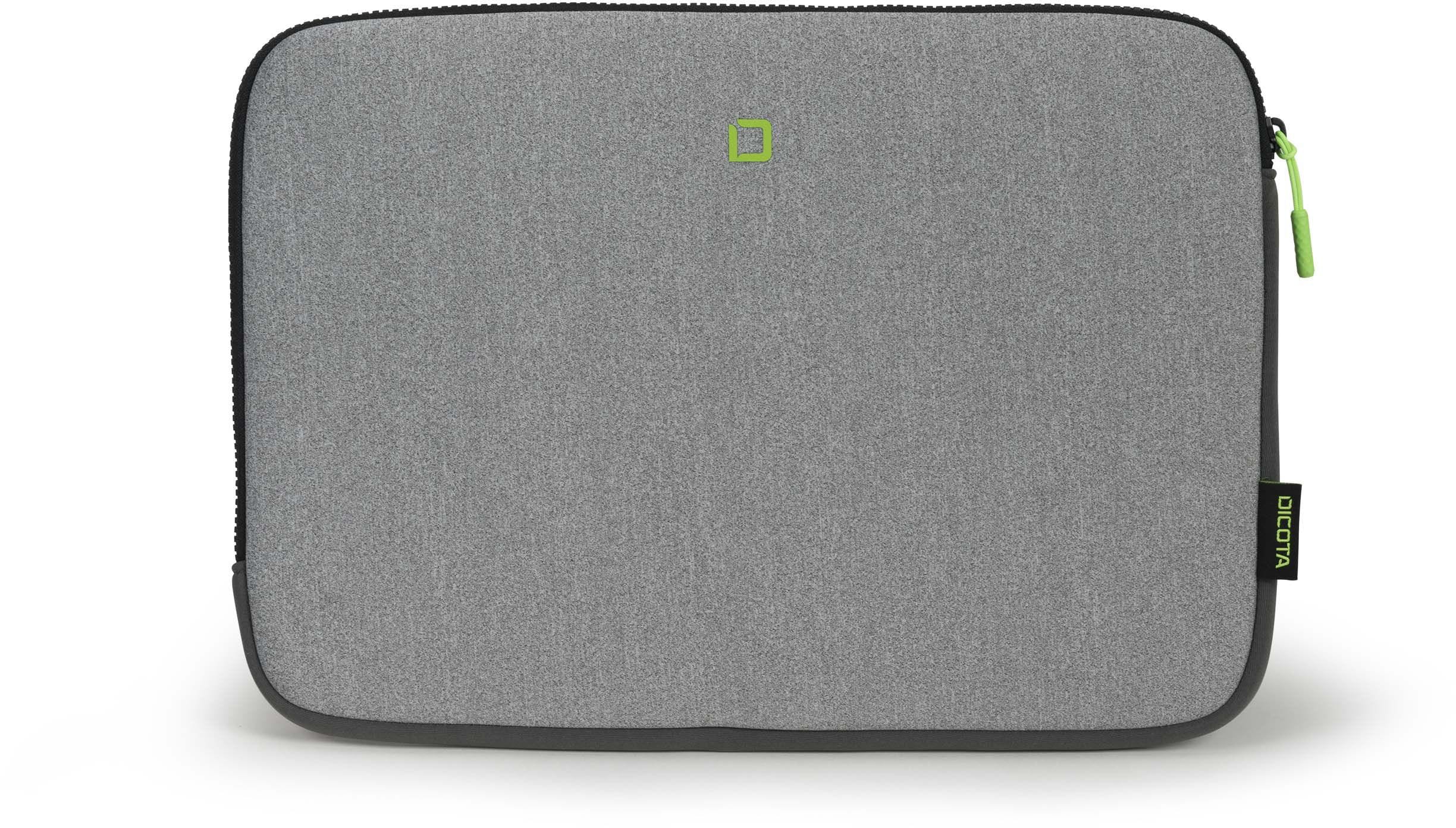 DICOTA-D31744-7640158669297 DICOTA Skin FLOW Sleeve 13-14.1 D31744 grey/green – Hochwertig & günstig bei ShopDeca