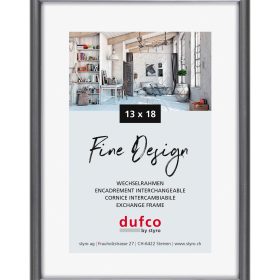 DUFCO Bilderrahmen 13x18cm 1400.40025 Fine Design silber