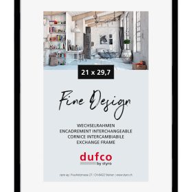 DUFCO Bilderrahmen 21x29.7cm 1400.40051 Fine Design schwarz