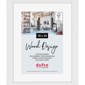 DUFCO Holz-Bilderrahmen 18x24cm 1610.80588 Toronto weiss