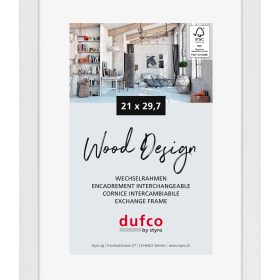 DUFCO Holz-Bilderrahmen 21x29.7cm 1610.80589 Toronto weiss