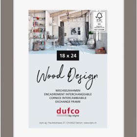 DUFCO Holz-Bilderrahmen 18x24cm 1610.80662 Toronto grau