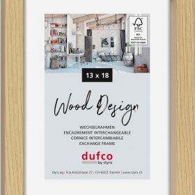 DUFCO Holz-Bilderrahmen 13x18cm 1610.80983 Fuji natur