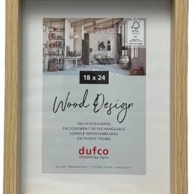 DUFCO Holz-Bilderrahmen 18x24cm 1610.80984 Fuji natur