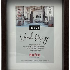 DUFCO Holz-Bilderrahmen 18x24cm 1610.80992 Fuji braun