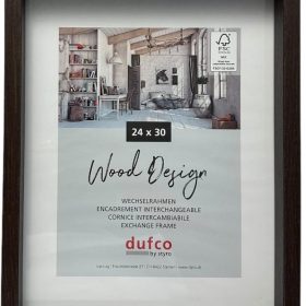 DUFCO Holz-Bilderrahmen 24x30cm 1610.80994 Fuji braun