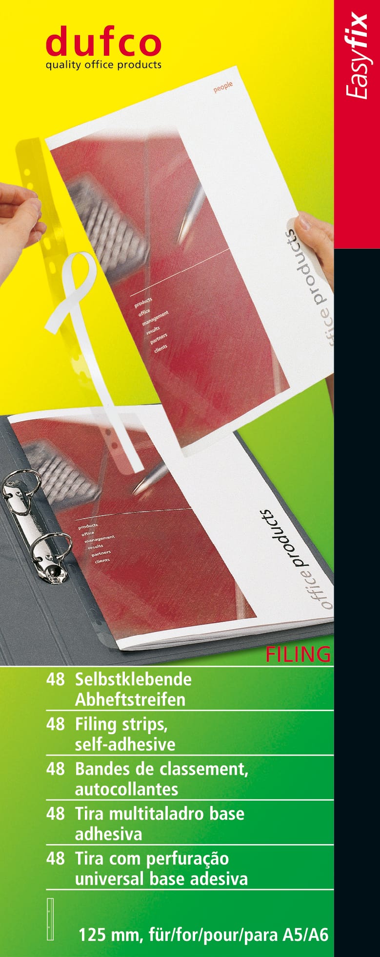 DUFCO-50004.006-7610259018645 DUFCO Easyfix strips 50004.006 selbstkl. 125mm, 48 Stk. – Hochwertig & günstig bei ShopDeca