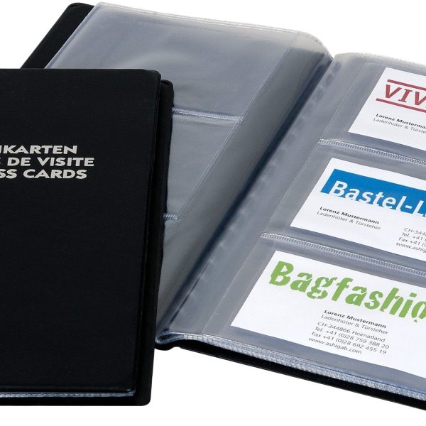 DUFCO Visitenkartenalbum 5138.003 23x13cm, schwarz