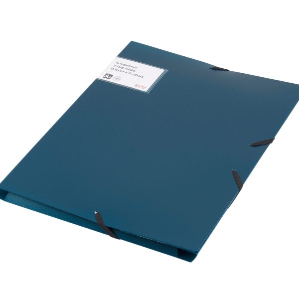 DUFCO Gummibandmappe A4 51500.03641 blau Kunststoff