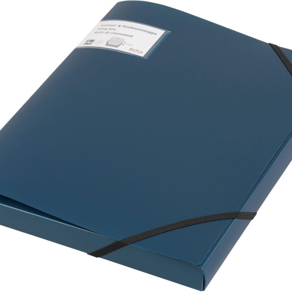 DUFCO Sammelbox A4 51500.03656 blau metallic 2.5cm