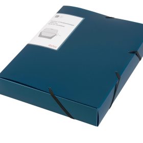 DUFCO Ablagebox A4 51500.03665 blau metallic 5cm