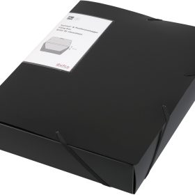 DUFCO Ablagebox A4 51500.03666 schwarz 5cm