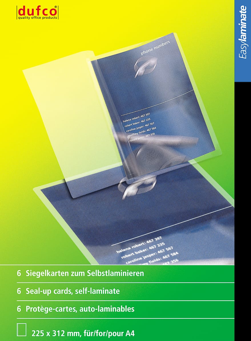DUFCO-52101.004-7610259005638 DUFCO Seal-Up Cards 52101.004 225X312MM 6STK – Hochwertig & günstig bei ShopDeca