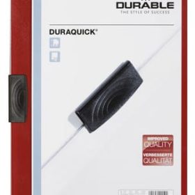 DURABLE Klemmhefter DURAQUICK A4 227003 rot