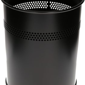 DURABLE Papierkorb perforiert 330001 schwarz
