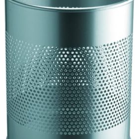 DURABLE Papierkorb rund 15L/P165mm 331023 silber, Stahl 315x260mm
