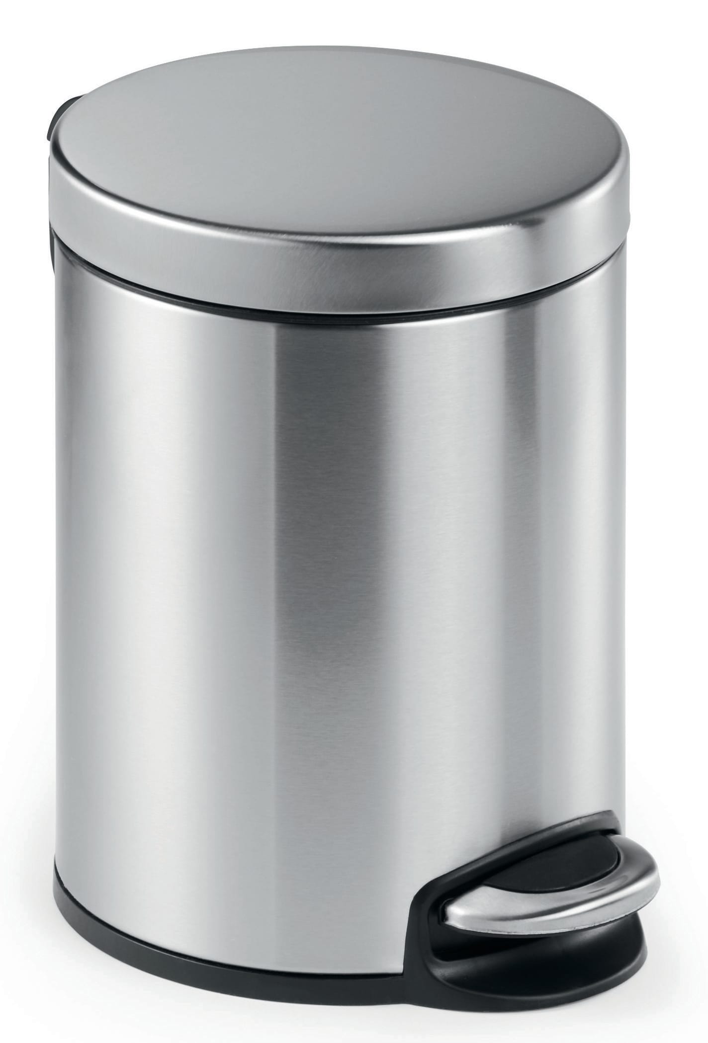 DURABLE-340023-4005546301969 DURABLE Treteimer 5lt 340023 Edelstahl, 20x26cm – Hochwertig & günstig bei ShopDeca