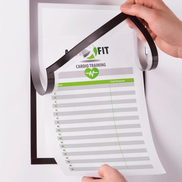 DURABLE Duraframe Note A4 499323 selbstklebend, silber