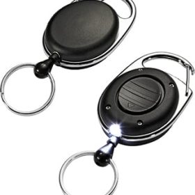 DURABLE Ausweishalter JOJO Style LED 819801 mit Ring schwarz