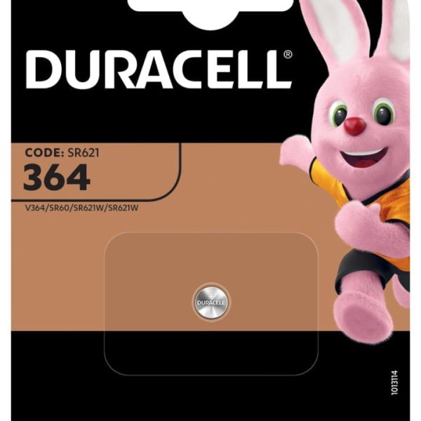 DURACELL Knopfbatterie Specialty 364 V364, SR60, SR621W, 1.5V