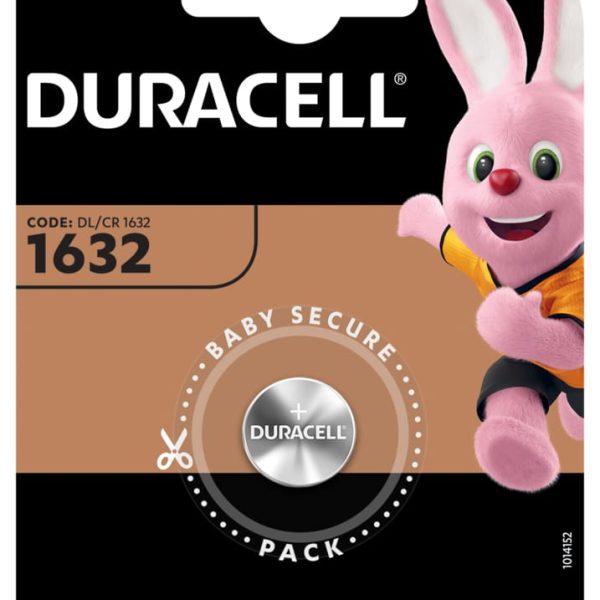 DURACELL Knopfbatterie Specialty DL/CR1632 CR1632, 3V