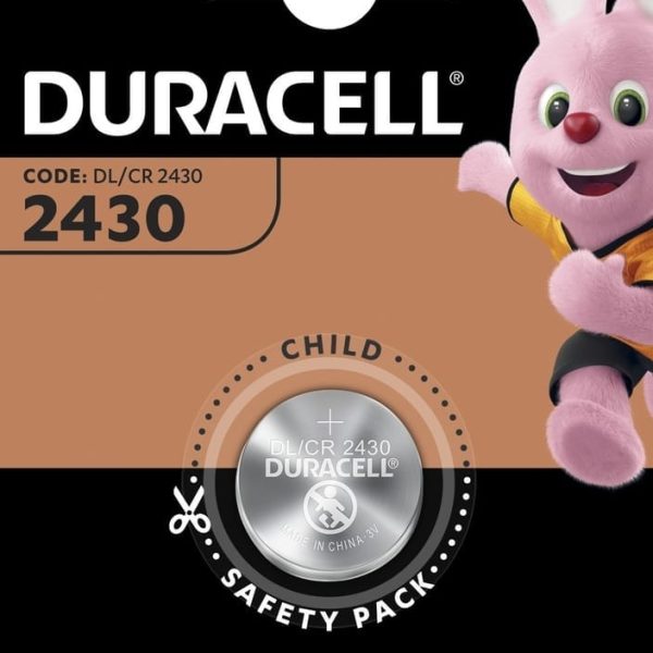 DURACELL Knopfbatterie Specialty DL2430 CR2430, 3V