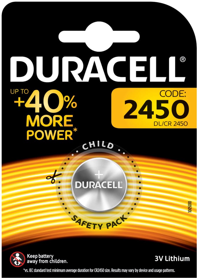DURACELL-DL2450-5000394030428 DURACELL Knopfbatterie Specialty DL2450 CR2450, 3V – Hochwertig & günstig bei ShopDeca