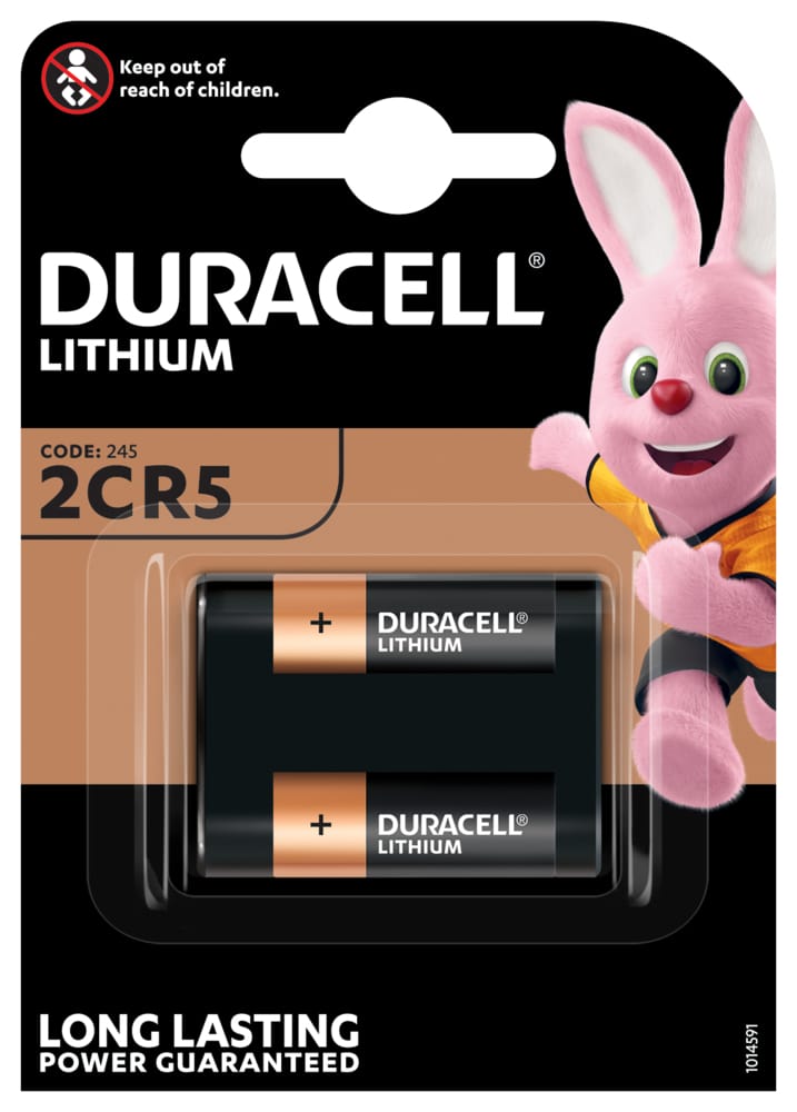 DURACELL-Ultra-245-5000394245105 DURACELL Photobatterie Specialty Ultra Ultra 245 DL245, EL2CR5, 2CR5, 6V – Bild 1