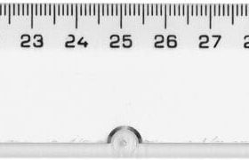 DUX Flachlineal SCOLA 50cm 81/50 Polystyrol