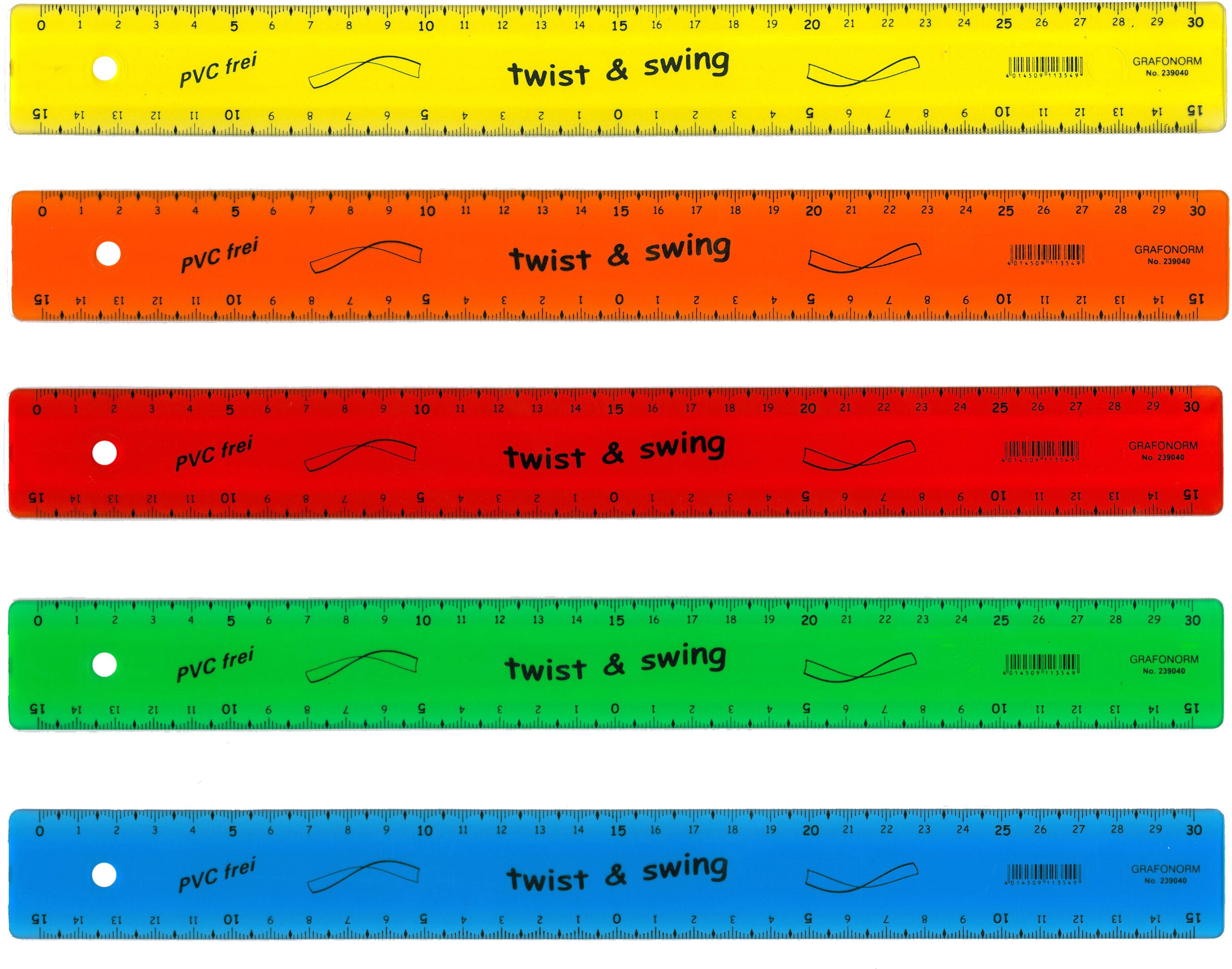 DUX-9040-K-4014509115376 DUX Twist & Swing Lineal 30cm 9040/K ass. – Hochwertig & günstig bei ShopDeca