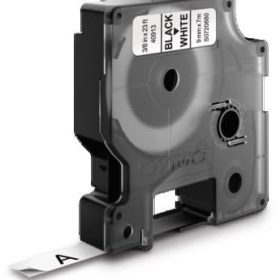 DYMO Schriftband D1 schwarz/weiss S0720680 9mm/7m