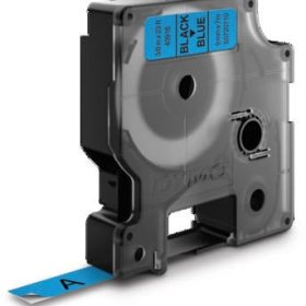 DYMO Schriftband D1 schwarz/blau S0720710 9mm/7m