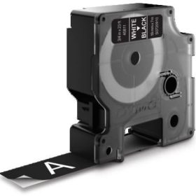 DYMO Schriftband D1 weiss/schwarz S0720910 19mm/7m