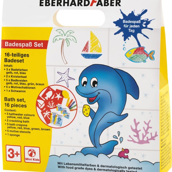 EBERHARD FABER Badespass Box 524116 5 Farben, Schablonen