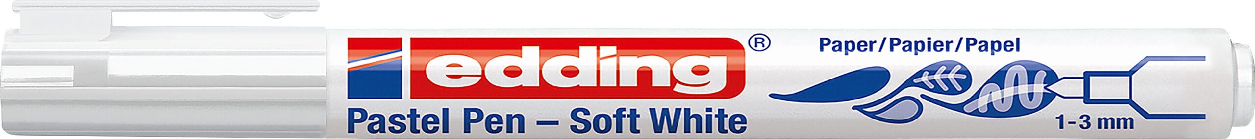 EDDING-1500-049-4057305000200 EDDING Pastel Pen 1500 1-3mm 1500-049 weiss – Hochwertig & günstig bei ShopDeca