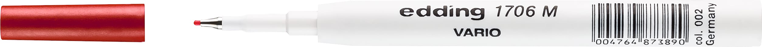 EDDING-1706M-2-4004764873890 EDDING Mine 1706 VARIO 0,5mm 1706M-2 rot – Bild 1
