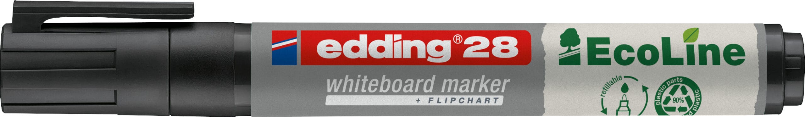 EDDING-28-1-4004764918140 EDDING Boardmarker 28 EcoLine 1.5-3mm 28-1 schwarz – Hochwertig & günstig bei ShopDeca