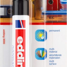 EDDING Permanent Marker 3000 1.5-3mm 3000BLI-1 schwarz Blister