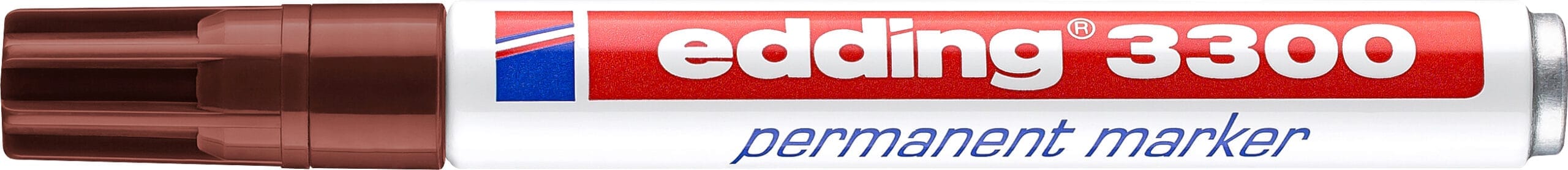 EDDING-3300-7-4004764010257 EDDING Permanent Marker 3300 1-5mm 3300-7 braun – Bild 1