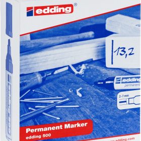 EDDING Permanent Marker 500 2-7mm 500-999 10 Farben ass.