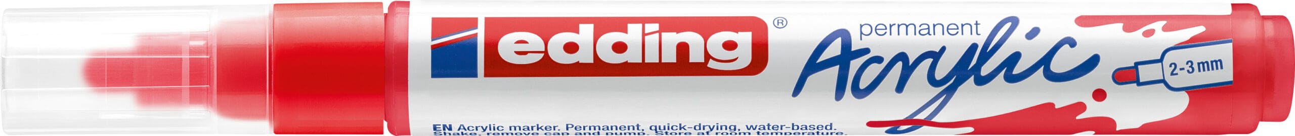 EDDING-5100-902-4057305026804 EDDING Acrylmarker 5100 2-3mm 5100-902 verkehrsrot sdm – Hochwertig & günstig bei ShopDeca