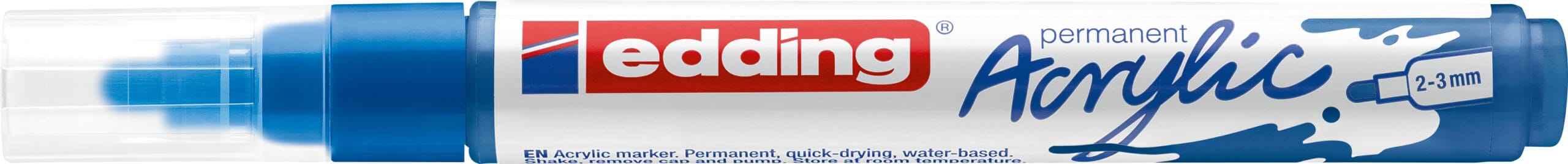 EDDING-5100-903-4057305027016 EDDING Acrylmarker 5100 2-3mm 5100-903 enzianblau sdm – Hochwertig & günstig bei ShopDeca