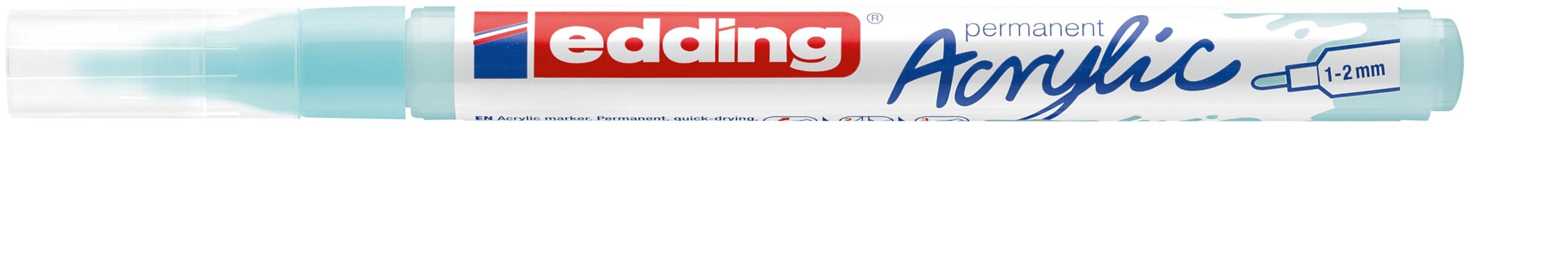 EDDING-5300-916-4057305027856 EDDING Acrylmarker 5300 1-2mm 5300-916 pastellblau sdm – Hochwertig & günstig bei ShopDeca