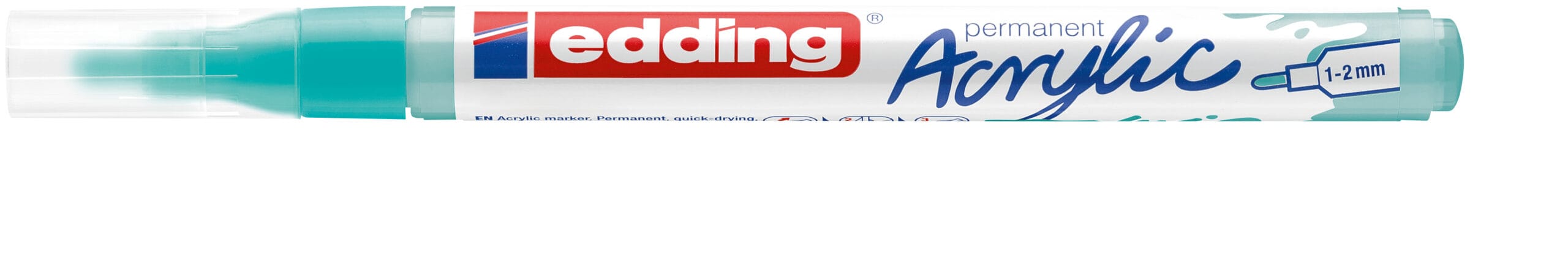 EDDING-5300-934-4057305028068 EDDING Acrylmarker 5300 1-2mm 5300-934 opulent turquoise – Hochwertig & günstig bei ShopDeca