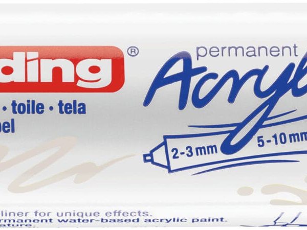 EDDING Acrylmarker 5400 double liner 5400-922 verk.weiss sdm